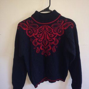 Vintage Liz Claiborne Ornate Sweater